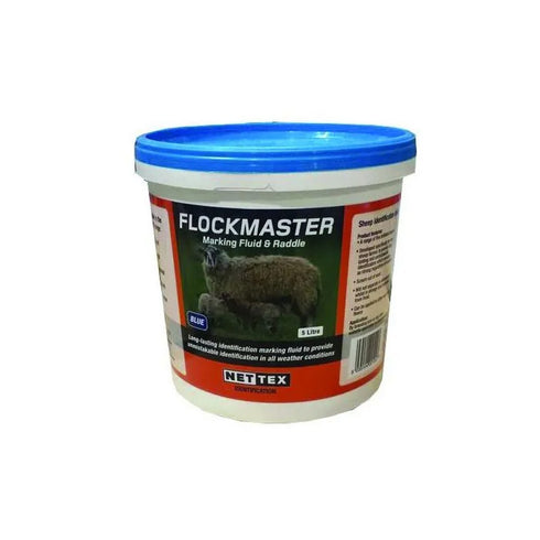 5Lt **Blue** Marking Fluid(Flock Master Net Tex) ~